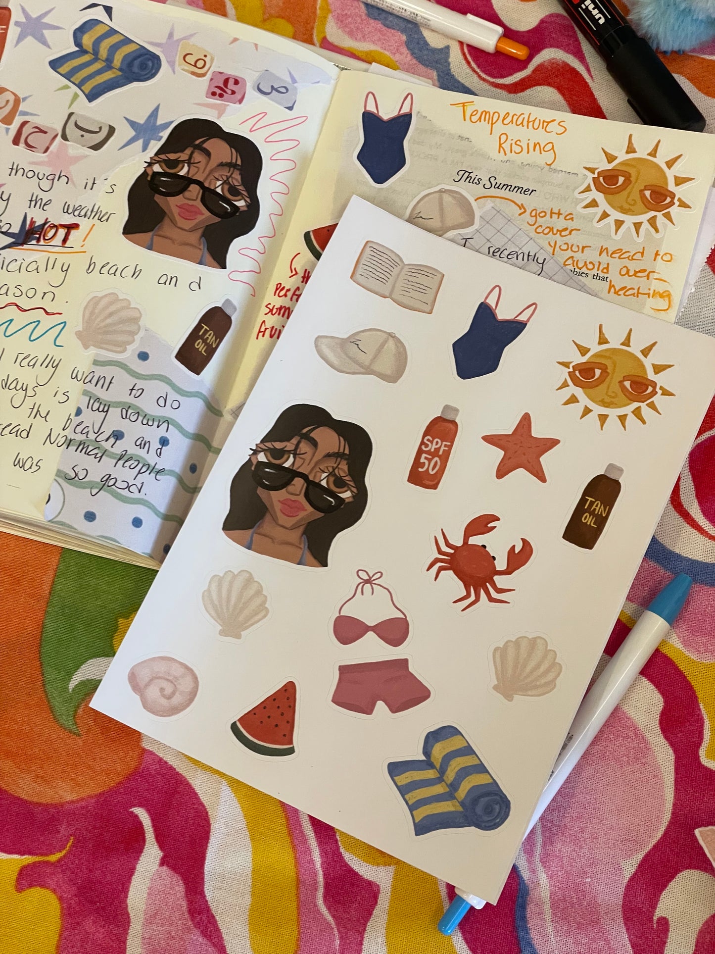 Summer Series Sticker Sheet