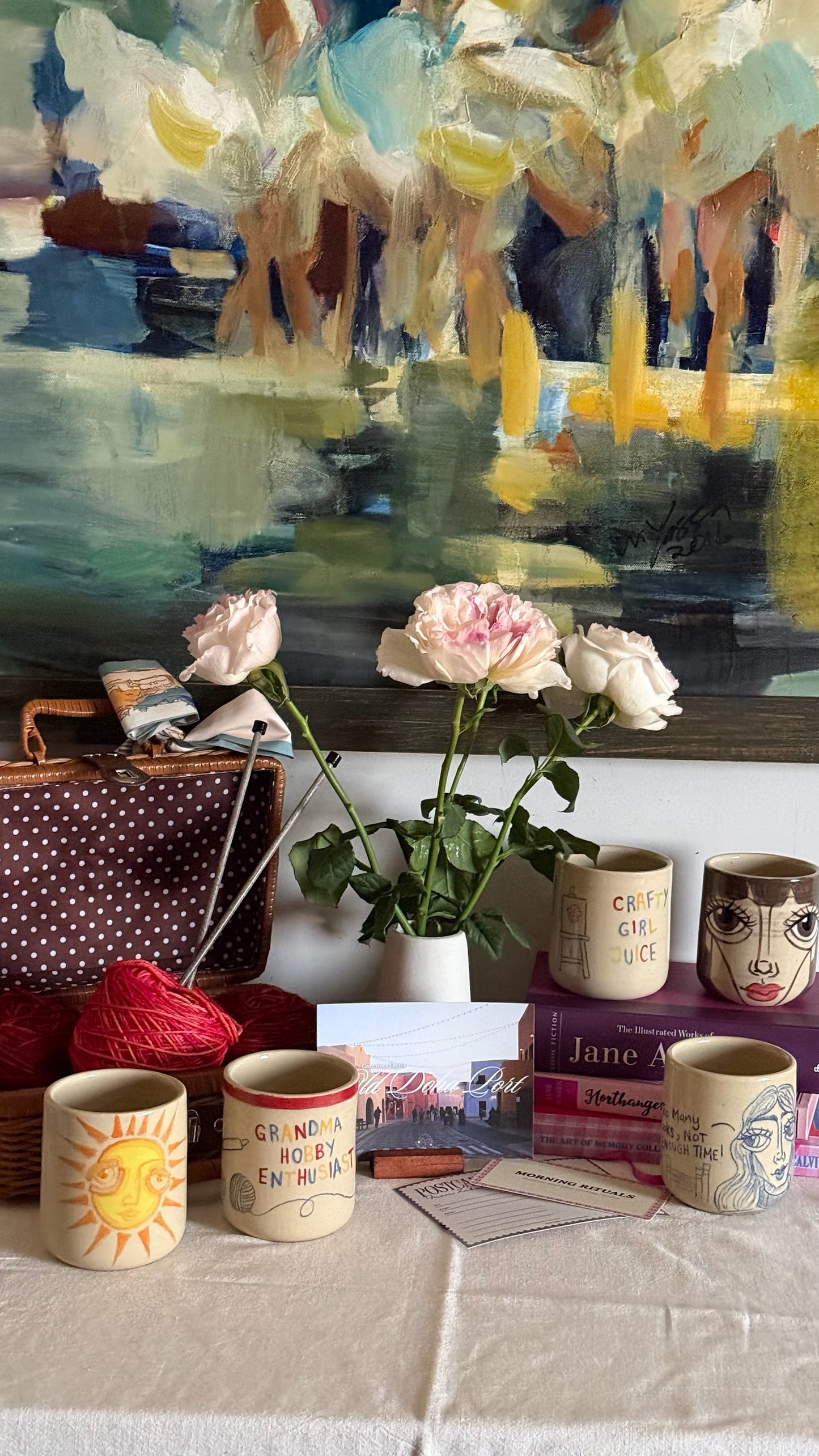 Close Up Handcrafted Mug