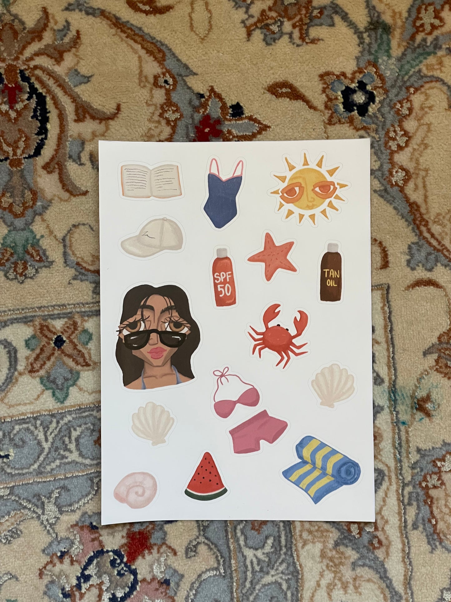Summer Series Sticker Sheet