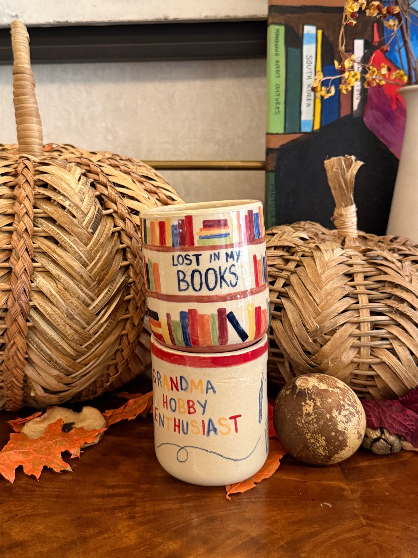 Book Lover Handcrafted Mug