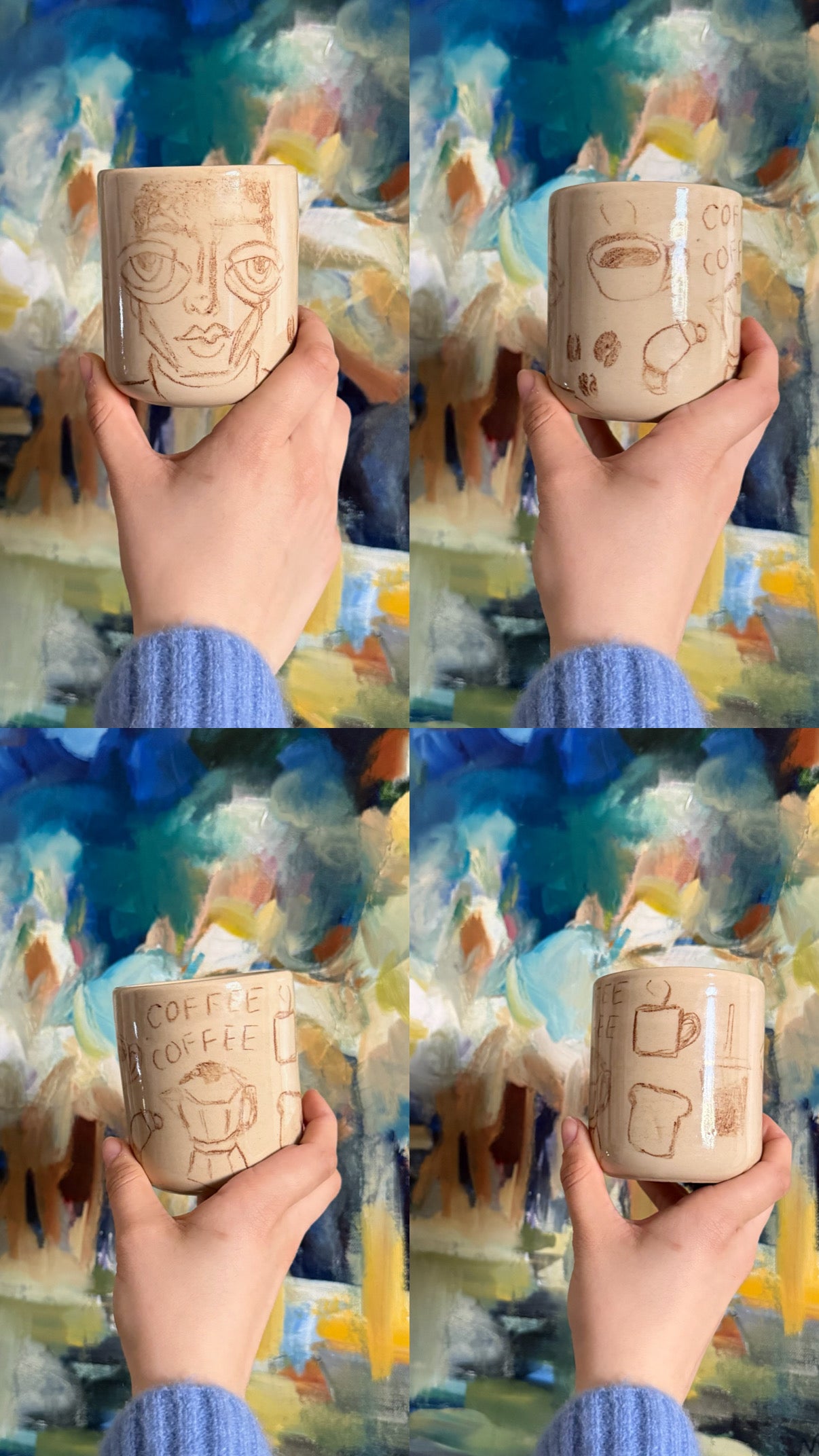 Rustic Coffee Handcrafted Mug