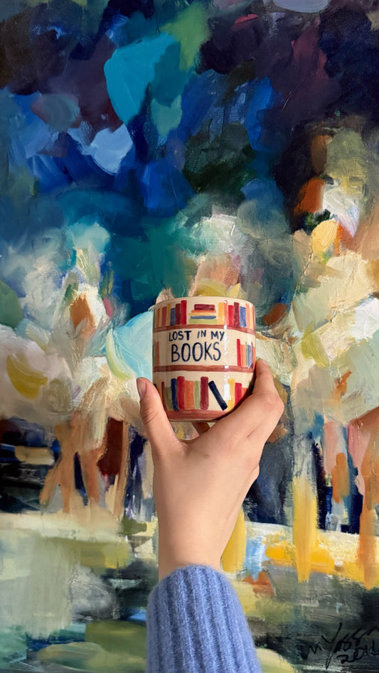 Book Lover Handcrafted Mug