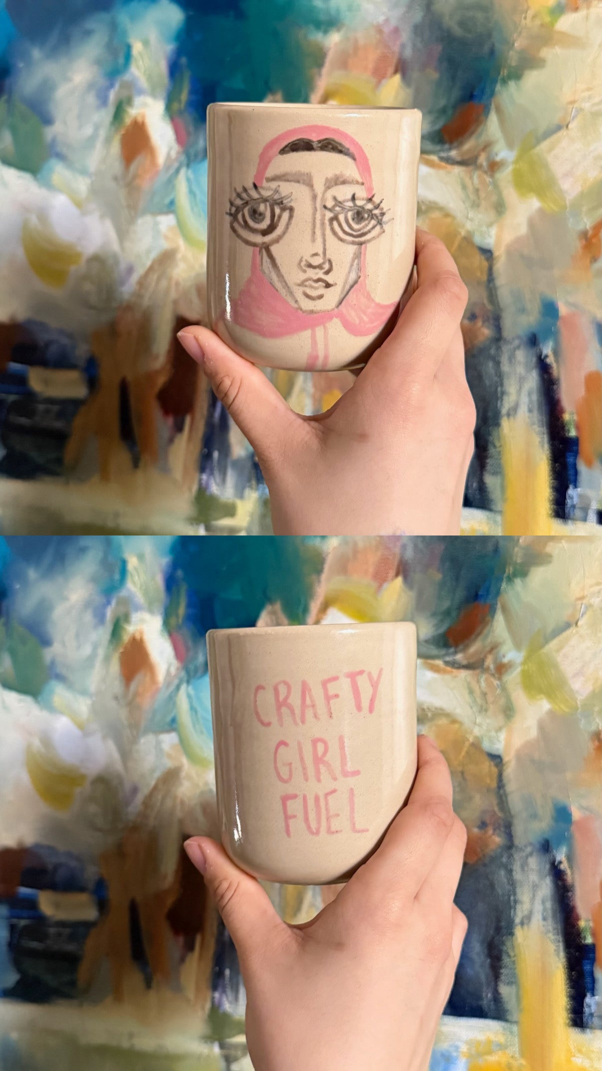 Crafty Girl Fuel Handcrafted Mug