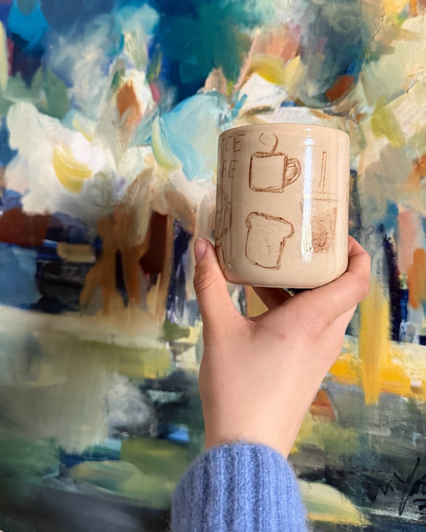 Rustic Coffee Handcrafted Mug