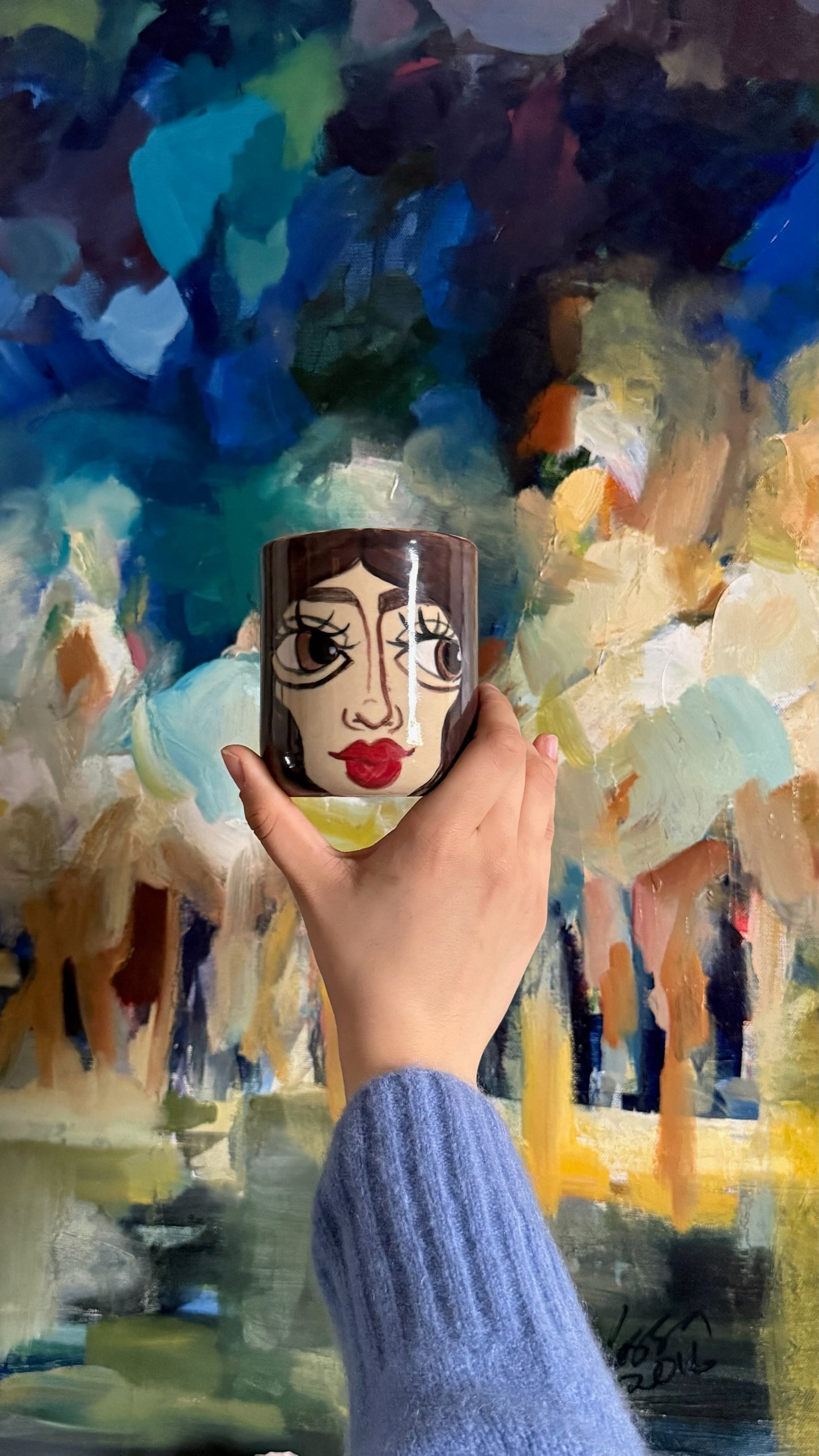 Portrait of a Lady Handcrafted Mug