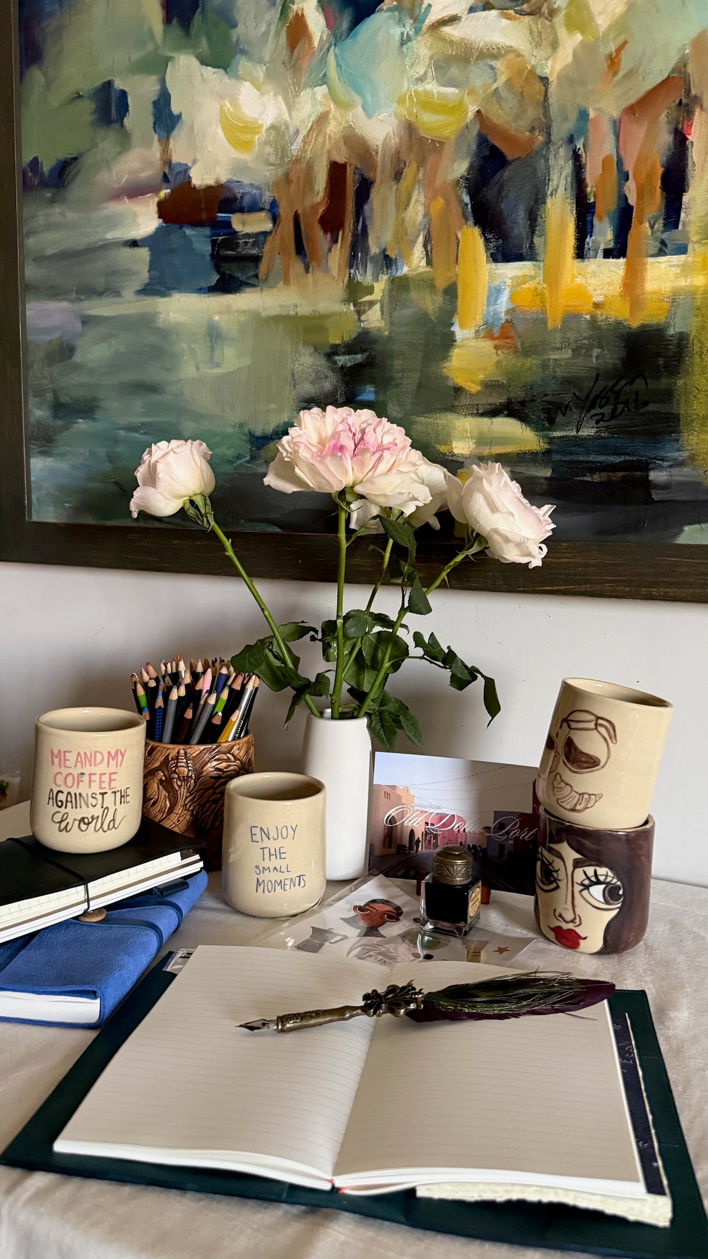 Coffee Girl Handcrafted Mug