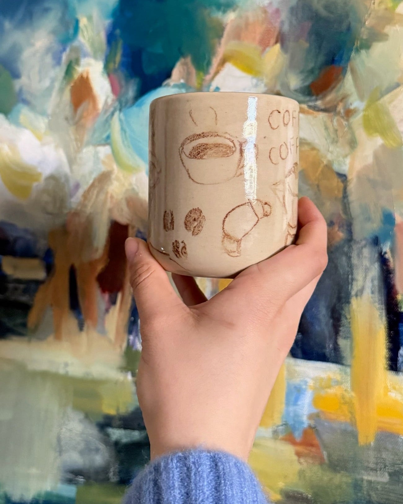 Rustic Coffee Handcrafted Mug