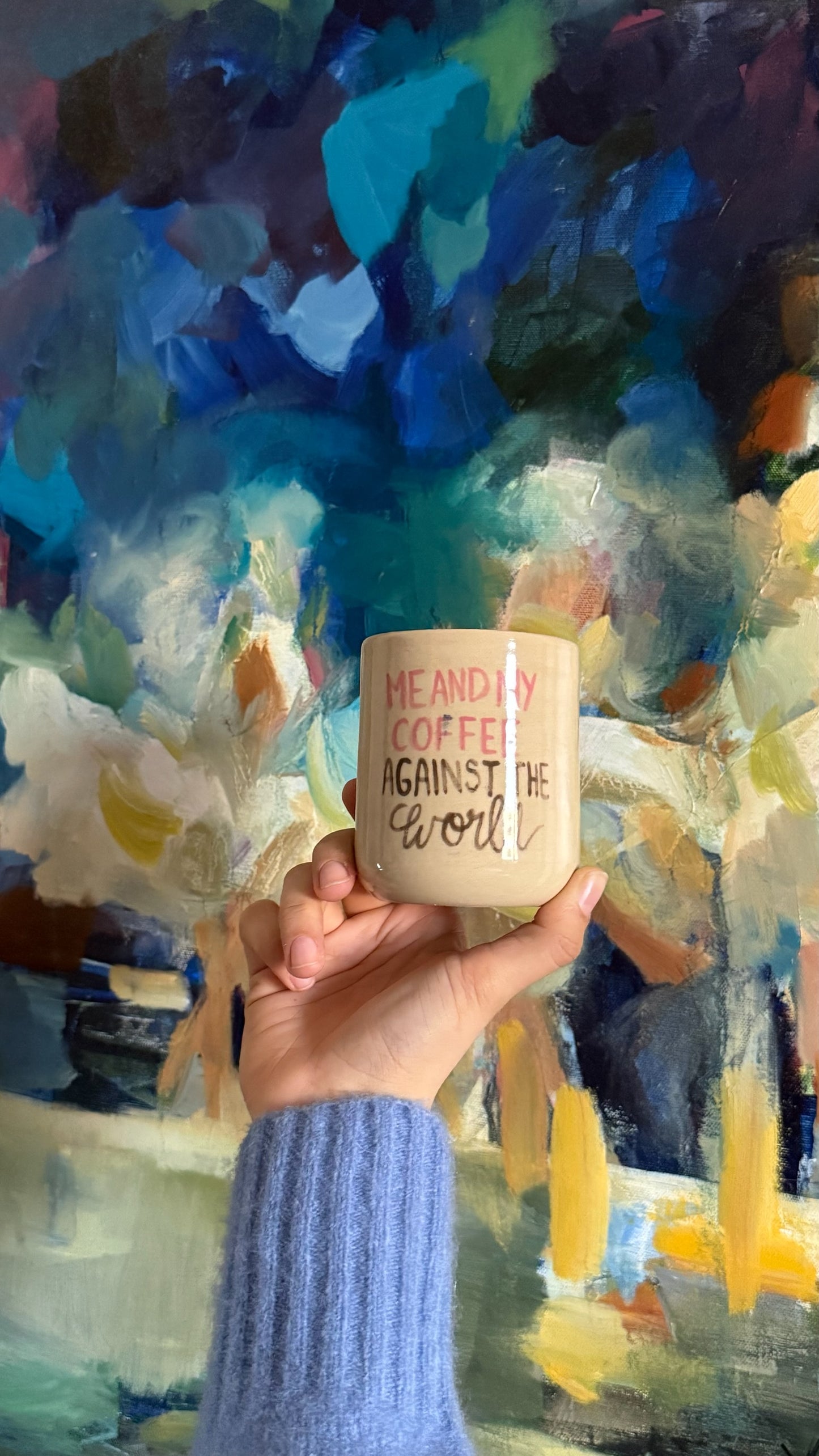 Coffee Girl Handcrafted Mug