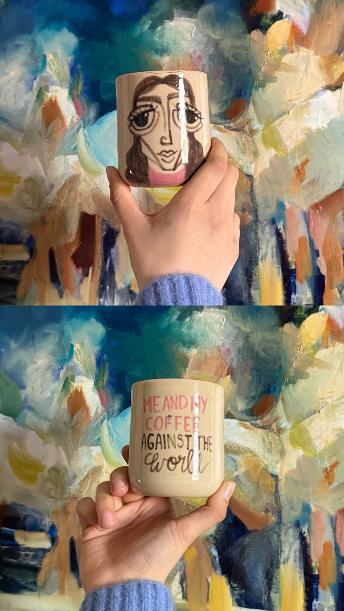 Coffee Girl Handcrafted Mug