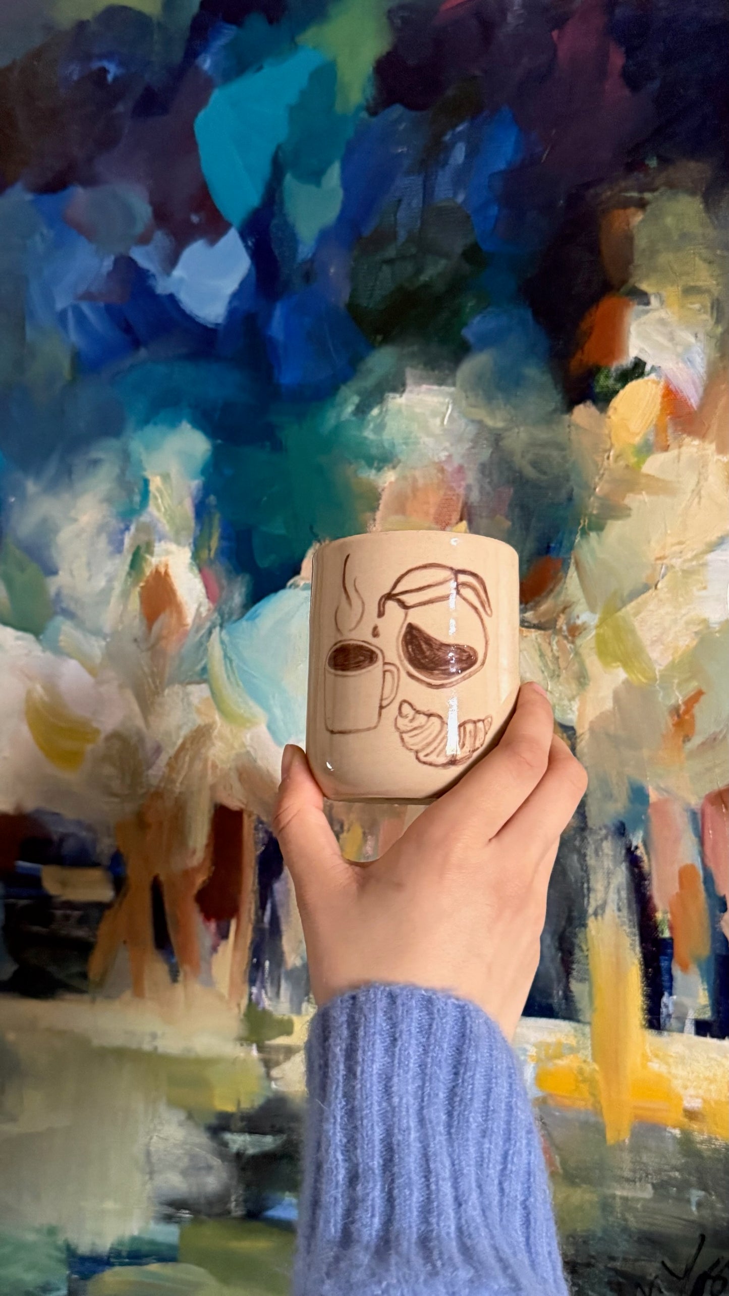 Large Coffee Please! Handcrafted Mug