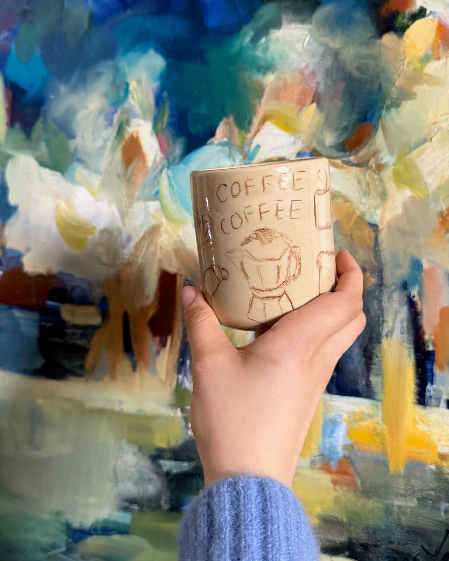 Rustic Coffee Handcrafted Mug