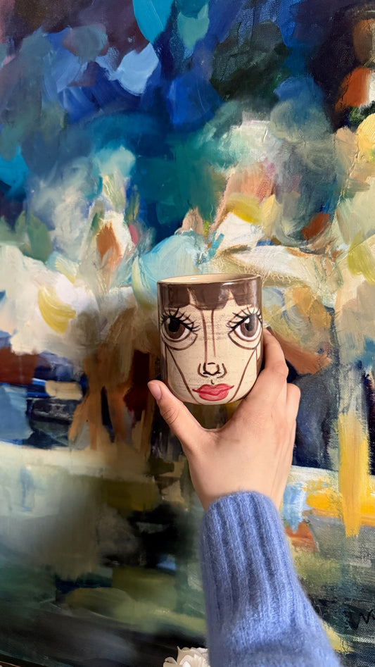 Close Up Handcrafted Mug